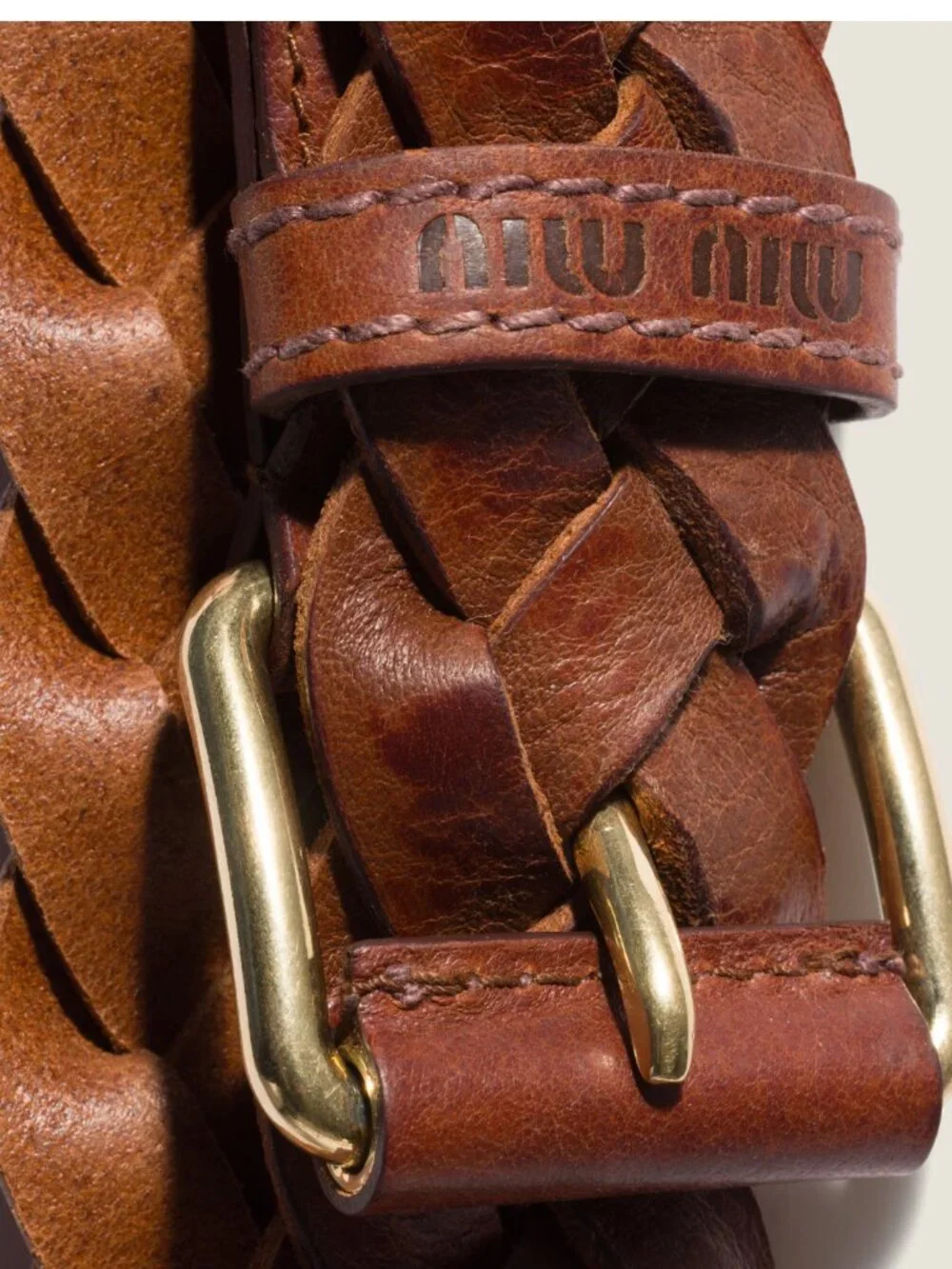 Miu Miu miu braided